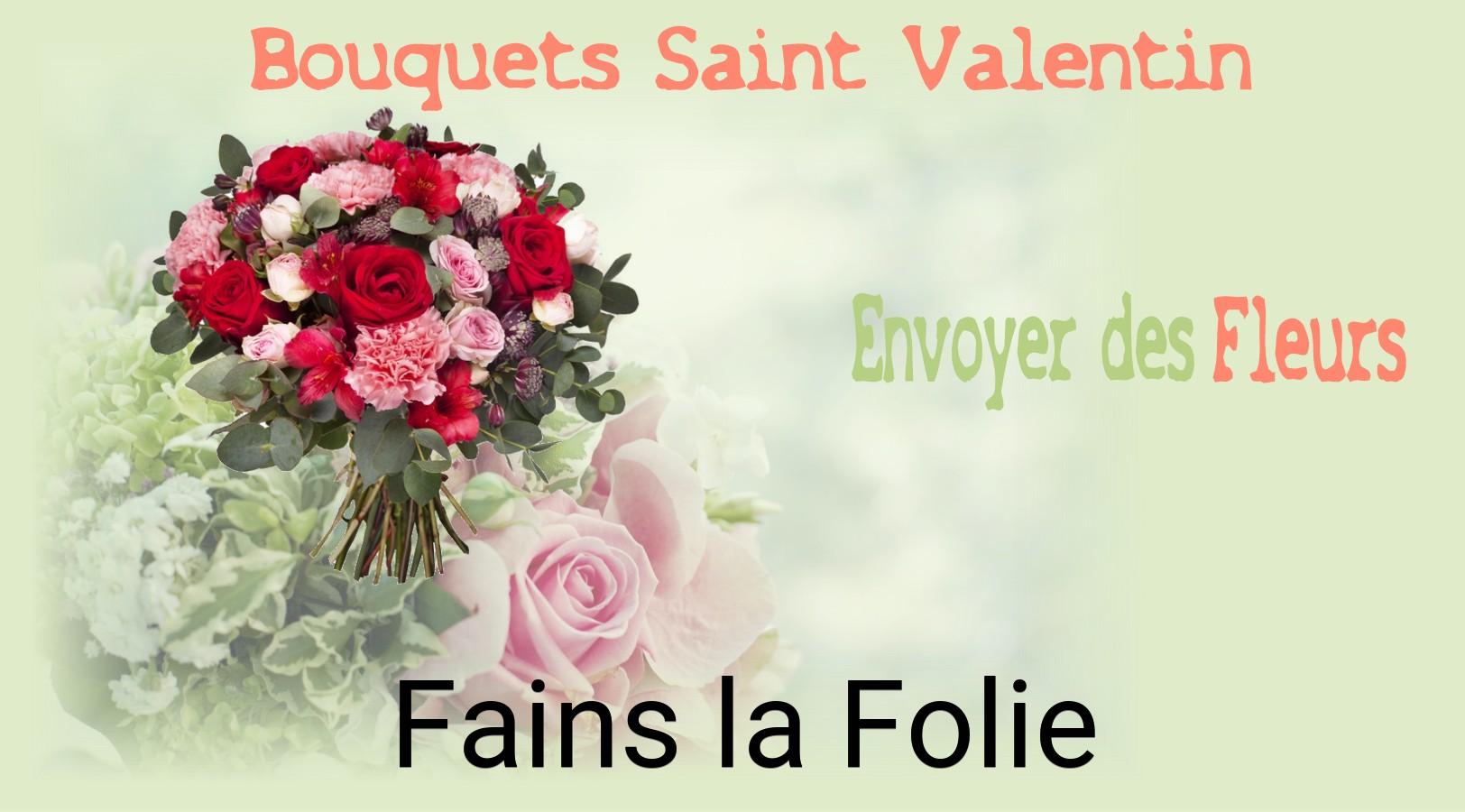Roses de Saint-Valentin livrées à Fains-la-Folie